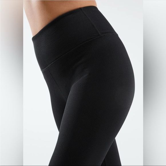 Fabletics Ribbed Black Legging - Picture 2 of 5